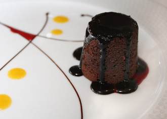 Oceania Cruises Grand Dining Room Chocolate Cake.jpg